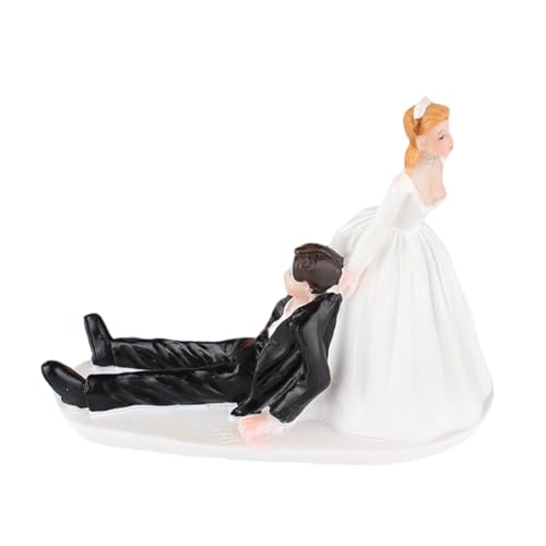 ibasenice Kuchendeckel Hochzeitstorte Dekorationen Harz Hochzeitstorte Ornament Braut Dusche Herzstück von ibasenice
