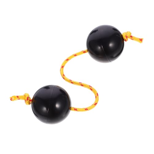 ibasenice Marakas Percussion-Musik-Eier Musikinstrumente Für Kleinkinder Shaker-Eier Musikalische Eier Musikalische Maracas-Eier Musikalisches Schlaginstrument Black Plastik von ibasenice