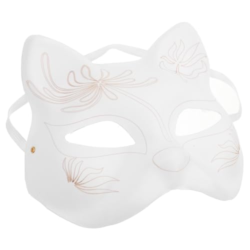 ibasenice Maske Papier realistisch DIY-Versorgung von ibasenice