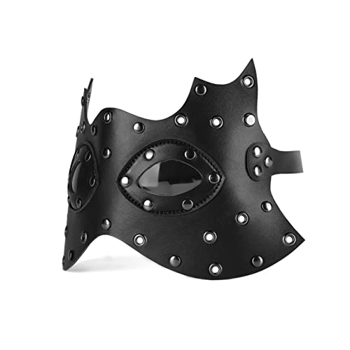 ibasenice Maskenball Masken halloween masken halloweenmaske gesichtsmaske halloween Novelty mask material mask Halloween-Maske beängstigende Maske Tanzmaske Cosplay-Maske Black von ibasenice