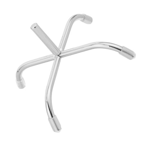 ibasenice Maßstab Metall Drehbar Stuhl Beine Ersatz Zubehör für Puppenhaus Büro Szenen Fotografie Requisiten Silber von ibasenice