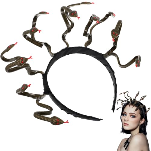 ibasenice Medusa Kostüm Stirnband Kopfschmuck Kopfbedeckung Gras Maskerade Party Liefert Für Halloween Karneval von ibasenice