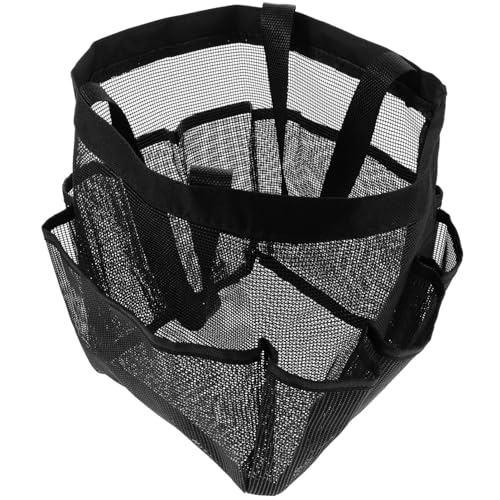 ibasenice Mesh-Aufbewahrungstasche Toilettenartikel hängend Beutel groß wasserdicht klein Badetasche tragbare Dusche Mesh-Handtasche Hängetasche für unterwegs Nylon Black ibasenice Mesh-Aufbewahrungstasche Toilettenartikel hängend Beutel groß wasserdicht klein Badetasche tragbare Dusche Mesh-Handtasche Hängetasche für unterwegs Nylon Black von ibasenice