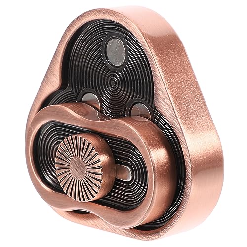 ibasenice Metal Fidget Slider Dreieck Stressabbau aus Metall Sensorisches Finger Schreibtischspielzeug für Erwachsene und Teens zur Angstlösung Tragbar und Geräuscharm von ibasenice