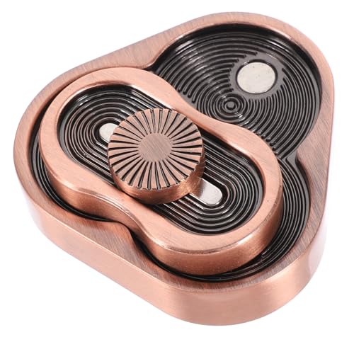 ibasenice Metall-Fidget-Slider, Dreieck-Fidget-Slider, Metall-Fidget-Slider-Spielzeug, Büro-Fidget-Spielzeug von ibasenice