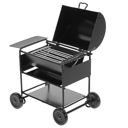 ibasenice Mini BBQ Rack Ornamente Mini Haus Grill Dekoration Miniatur-grillständermodell Mini-Haus-hausdekorationen Mini-hausgrill Miniatur-grillrost Mini-puppenhausgrill Schwarz Eisen ibasenice Mini BBQ Rack Ornamente Mini Haus Grill Dekoration Miniatur-grillständermodell Mini-Haus-hausdekorationen Mini-hausgrill Miniatur-grillrost Mini-puppenhausgrill Schwarz Eisen von ibasenice
