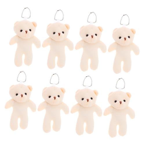 ibasenice Mini Bär Plüsch Puppe Anhänger Plüsch Bär Hängende Verzierung Tier Plüsch Puppe Hängende Bär Dekoration von ibasenice