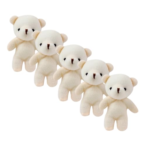 ibasenice 5 Stücke Mini Bär Tiny Bears Puppe Stofftier Weiche Plüsch Bären Valentinstag Gefälligkeiten ibasenice 5 Stücke Mini Bär Tiny Bears Puppe Stofftier Weiche Plüsch Bären Valentinstag Gefälligkeiten von ibasenice