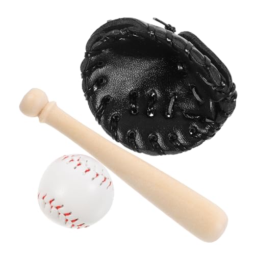 ibasenice Mini Baseball aus Langlebigem Miniatur Sportornamente mit Schläger Handschuh Ball Detailreiche Mini Dekoration für Puppenhaus und Sportthemen Schwarz ibasenice Mini Baseball aus Langlebigem Miniatur Sportornamente mit Schläger Handschuh Ball Detailreiche Mini Dekoration für Puppenhaus und Sportthemen Schwarz von ibasenice
