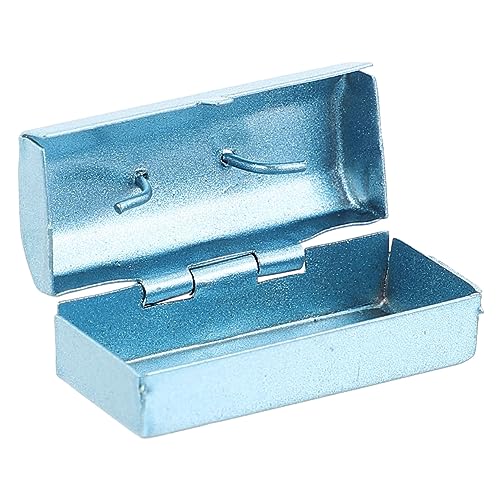 ibasenice Miniatur-werkzeugkoffer Eisen-werkzeugkasten Dekorative Box Mini- -Ornament Für Jungen Und Mädchen von ibasenice
