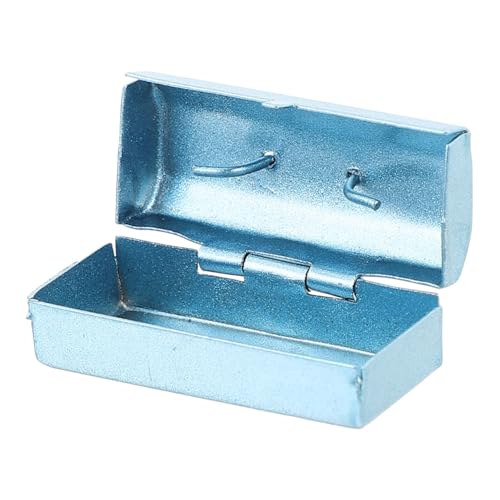 ibasenice Mini - Blechdose puppenhaus Miniatur bausatz selber Machen Katzenspielzeug Figuren zappeln für kinderspielzeug Werkzeugkoffer Miniatur - Werkzeugkasten Eisen Blue ibasenice Mini - Blechdose puppenhaus Miniatur bausatz selber Machen Katzenspielzeug Figuren zappeln für kinderspielzeug Werkzeugkoffer Miniatur - Werkzeugkasten Eisen Blue von ibasenice