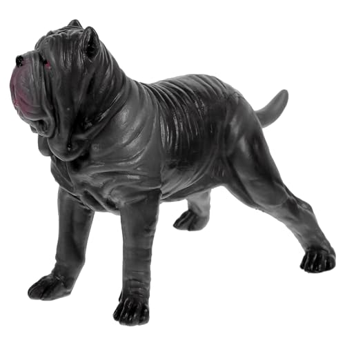 ibasenice Mini Bulldog Figuren Hund Statue Grau Kunststoff Desktop Hund Welpen Figur ibasenice Mini Bulldog Figuren Hund Statue Grau Kunststoff Desktop Hund Welpen Figur von ibasenice