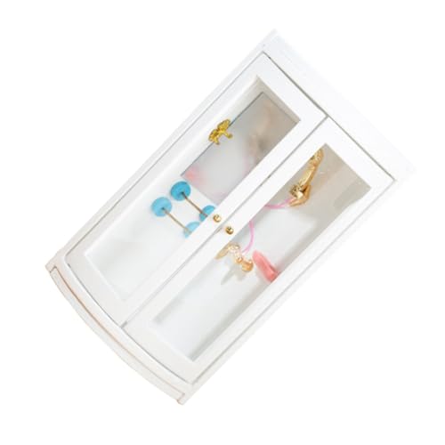 ibasenice Miniatur-Badezimmer-duschraummodell - Miniatur-möbelornament Im Maßstab 112 Weiß Für Kinder - Puppenhausdekor Holzmaterial von ibasenice