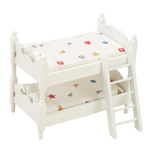 ibasenice Mini-Etagenbettmodell Häuser Miniaturen Mädchen Dekoration Schlafzimmer Bedroom Decor puppenhauszubehör puppenstubenmöbel Etagenbett für Puppen Puppenminibett Holz ibasenice Mini-Etagenbettmodell Häuser Miniaturen Mädchen Dekoration Schlafzimmer Bedroom Decor puppenhauszubehör puppenstubenmöbel Etagenbett für Puppen Puppenminibett Holz von ibasenice