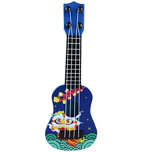 ibasenice Mini Gitarren Modell für Dekorative Ukulele mit Lebendigem Design Mini Dekorationen und Fotografie Requisiten von ibasenice
