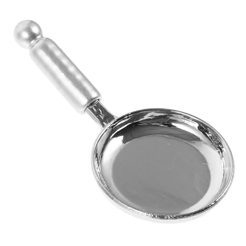 ibasenice Mini-Hausversorgung Dekoration Schlafzimmer Bedroom Decoration Mini- pfannen Schlafzimmer Dekoration Tür Figur Häuser pfannenwender Mini-Hauspfanne Miniaturpfannen Legierung Silver von ibasenice