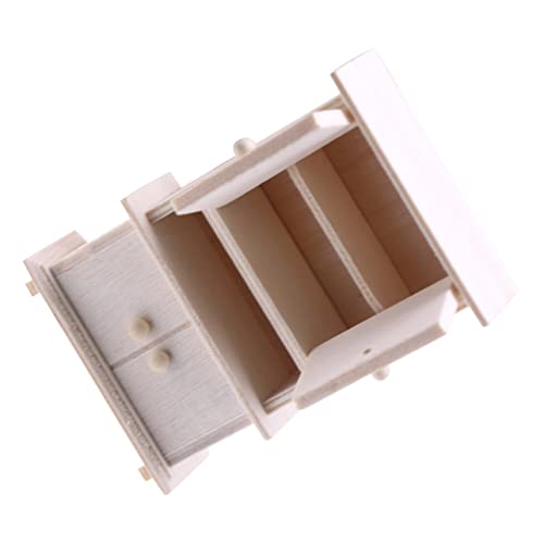 ibasenice Mini Kleiderschrank Aus Holz Retro Puppenhausmöbel Puppenhauszubehör Puppenhausmöbel Schrank Kleiderschrank Mini Kleiderschrank Zum Basteln Kleiderschrankmodell von ibasenice