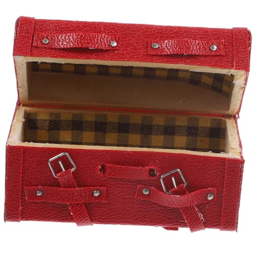 ibasenice Mini Koffer Mini Puppen Kinderspielzeug Miniatur Hausbausatz Reborn Babypuppe Babytrage Vintage Puppenhaus Menschen Puppenhäuser Für Mädchen Der Film Puppe von ibasenice