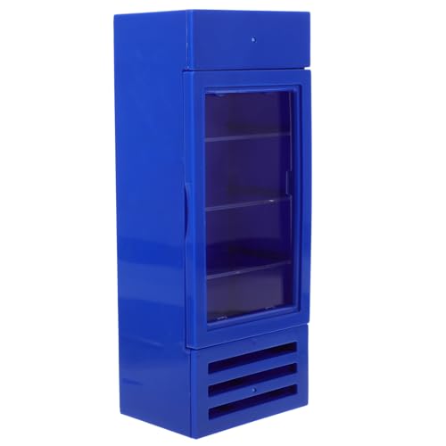 ibasenice Mini Kühlschrank Puppenhaus Modell Blauer Kühlschrank für Puppenhaus Dekoration für Pretend Play und Kreative Szenen ohne Getränke ibasenice Mini Kühlschrank Puppenhaus Modell Blauer Kühlschrank für Puppenhaus Dekoration für Pretend Play und Kreative Szenen ohne Getränke von ibasenice