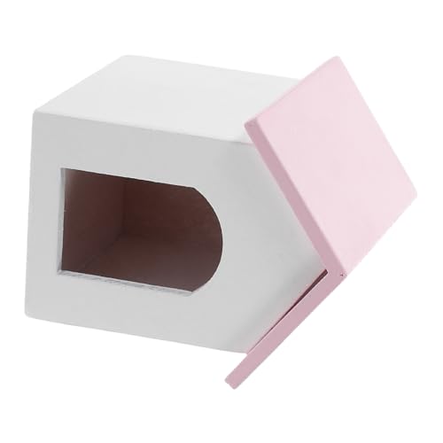 ibasenice Mini Modell Puppenmöbel Winzige Häuser Kleines Das Hundehaus Winzige Häuser Kleines Mini Puppenhaus Set Modellhaus Desktop Ornamente Vogelhaus von ibasenice