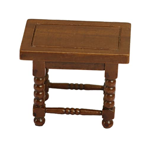 ibasenice Tisch Miniatur Holz Tisch Für Teetischdekoration Kleiner Teetisch Als Requisite Zum Kleines Haus Schmücken von ibasenice