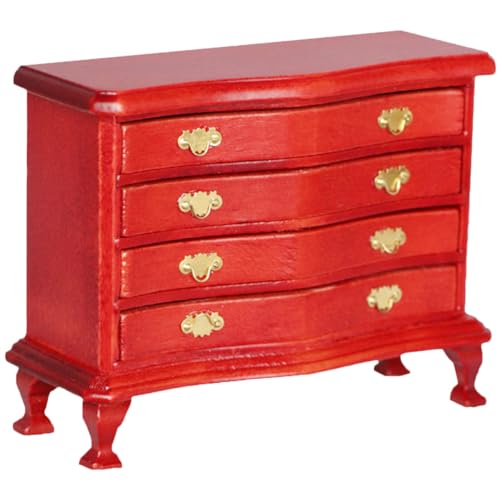 ibasenice Mini-Möbelmodell für kinderspielzeug Mahagonimöbel handwerkskunst Mini-Bücherregal bürodeko Miniaturmöbel Miniatur-Kabinett- Miniatur-Hausschrank Holz rot ibasenice Mini-Möbelmodell für kinderspielzeug Mahagonimöbel handwerkskunst Mini-Bücherregal bürodeko Miniaturmöbel Miniatur-Kabinett- Miniatur-Hausschrank Holz rot von ibasenice