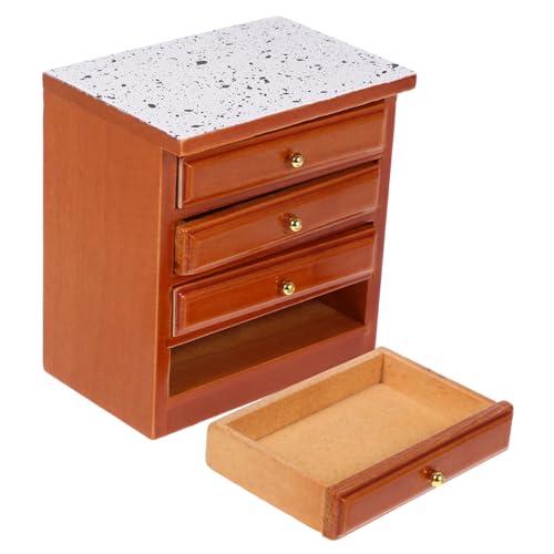 ibasenice Mini Nachttisch für Puppenhaus Dekorativer Kleiner Schrank aus Holz für Schlafzimmer und Wohnzimmer Puppenmöbel Zubehör für Kreative Spielwelten ibasenice Mini Nachttisch für Puppenhaus Dekorativer Kleiner Schrank aus Holz für Schlafzimmer und Wohnzimmer Puppenmöbel Zubehör für Kreative Spielwelten von ibasenice