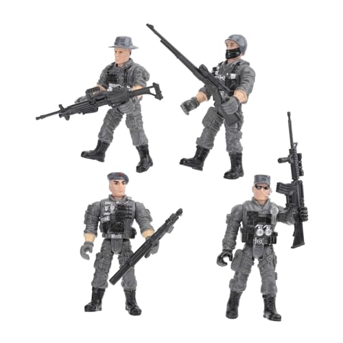 ibasenice Mini Plastik Soldaten Figuren Set für Fördert Kreativität und Militärisches Verständnis für Kinderpartys und Rollenspiele von ibasenice