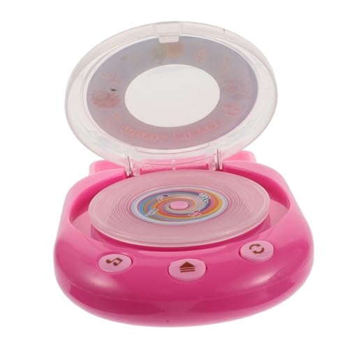 ibasenice Retro-Plattenspieler-Simulation Mini-Player Für Jungen Und Mädchen Rollenspiel Musikspielzeug Pädagogischer Plattenspieler Puppenhaus-Phonograph von ibasenice