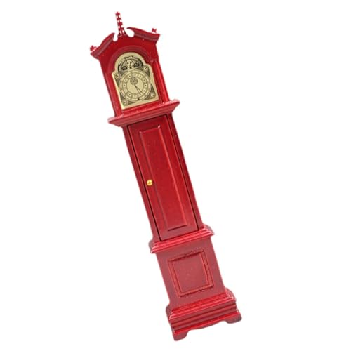 ibasenice Miniatur Großvateruhr Für Puppenhaus Vintage Design Für Miniaturmöbel Und Dekoration Realistische Wohnszene Für Wohnzimmer Schlafzimmer Und Esszimmer von ibasenice