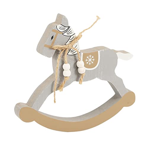 ibasenice Mini Schaukelpferd Holzornament Kreative Tischdekoration für Handgefertigtes Holzspielzeug für Vielseitige Wohnaccessoires als für Kleine ibasenice Mini Schaukelpferd Holzornament Kreative Tischdekoration für Handgefertigtes Holzspielzeug für Vielseitige Wohnaccessoires als für Kleine von ibasenice