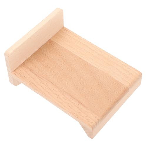 ibasenice Mini-Schlafzimmer-Accessoires Mini-Ornamente Zum Basteln Puppenmöbel Mini-Bett- Miniaturbett Zum Basteln Miniaturen Puppenstubenmöbel Miniaturen Zum Basteln Holz von ibasenice