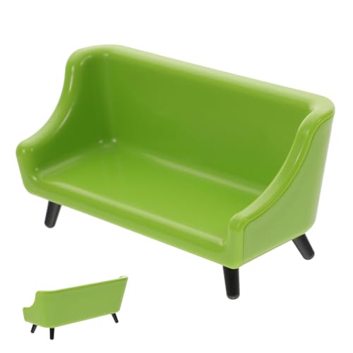 ibasenice Mini-Schlafzimmer-Accessoires Winziges Haussofa 1:12 Möbel Miniatur-zubehör Miniatur-Couch-Sofa Miniaturmöbel Mini-Dekoration Mini-Sofa Puppenmöbel Puppensofa Green Plastik ibasenice Mini-Schlafzimmer-Accessoires Winziges Haussofa 1:12 Möbel Miniatur-zubehör Miniatur-Couch-Sofa Miniaturmöbel Mini-Dekoration Mini-Sofa Puppenmöbel Puppensofa Green Plastik von ibasenice