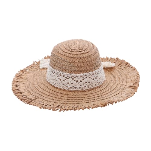 ibasenice Mini Strohhut mit Feiner Spitzenborte Miniatur Gewebte Kappe für DIY Puppenkostüm Strand Sonnenhut Haustier Sonnenhut Dekoratives Accessoire für Puppen und Puppenhäuser ibasenice Mini Strohhut mit Feiner Spitzenborte Miniatur Gewebte Kappe für DIY Puppenkostüm Strand Sonnenhut Haustier Sonnenhut Dekoratives Accessoire für Puppen und Puppenhäuser von ibasenice