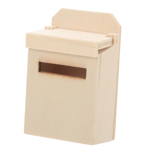 ibasenice Puppenhausmöbel Mini-holzbriefkasten Miniatur-briefkastenmodell Für Jungen Und Mädchen Spielhaus ibasenice Puppenhausmöbel Mini-holzbriefkasten Miniatur-briefkastenmodell Für Jungen Und Mädchen Spielhaus von ibasenice