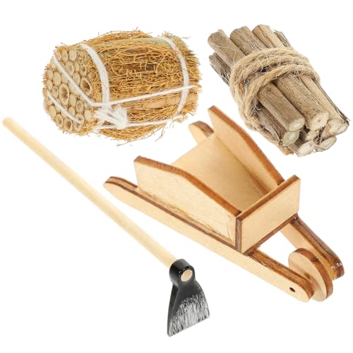 ibasenice Miniatur Bauernhof Deko Set 1 Set Mit Mini Schaufel Mini Wagen Und Holzscheiten Für Kreative Mikroszenen Und Gartenverschönerung Perfekt Für Puppenhaus Und ibasenice Miniatur Bauernhof Deko Set 1 Set Mit Mini Schaufel Mini Wagen Und Holzscheiten Für Kreative Mikroszenen Und Gartenverschönerung Perfekt Für Puppenhaus Und von ibasenice