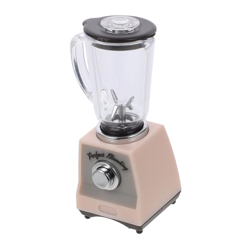 ibasenice Miniatur Entsafter Mini Spielzeugmixer Puppenhaus Küchenzubehör Entsafter Spielzeughaus Mini Mixer Smoothie Mixer Entsaftermaschinen Babynahrungsmixer Kleiner Mixer von ibasenice