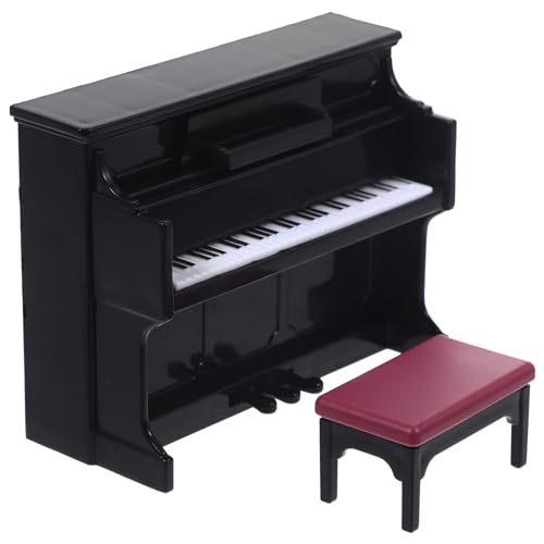 ibasenice Miniatur Klavier Modell Mit Hocker Und Noten Puppenhaus Zubehör Für Kreative Dekoration Schwarzes Klavier Für Mini Häuser Und Spielzeughäuser ibasenice Miniatur Klavier Modell Mit Hocker Und Noten Puppenhaus Zubehör Für Kreative Dekoration Schwarzes Klavier Für Mini Häuser Und Spielzeughäuser von ibasenice