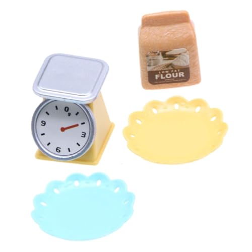 ibasenice Miniatur Küchenmodell Zubehör Set Für Puppenhaus Backset Mit öbeln Und Accessoires Für Kreative Spielwelten Puppenhaus Miniaturspielzeug Für Jungen Und ädchen von ibasenice
