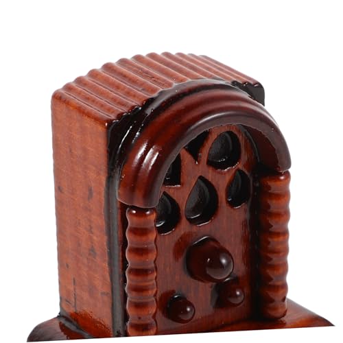 ibasenice Miniatur Modell Retro Vintage Design Stabiles Holzspielzeug für Puppenhaus Zubehör Spiel Dekoration von ibasenice