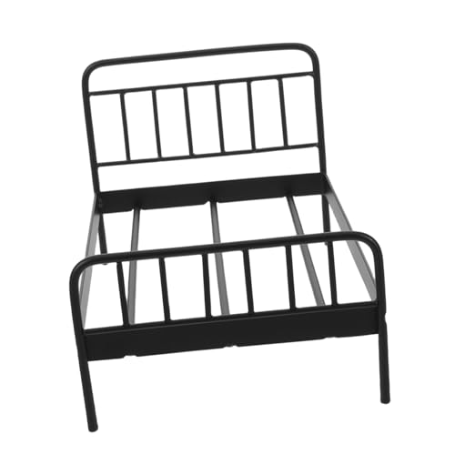 ibasenice Miniatur Puppenhaus Metall Etagenbett Schwarz Langlebiges Eisen Dollhouse Möbel Vielseitig für Puppenhaus Dekor und Rollenspiel für Spielzubehör ibasenice Miniatur Puppenhaus Metall Etagenbett Schwarz Langlebiges Eisen Dollhouse Möbel Vielseitig für Puppenhaus Dekor und Rollenspiel für Spielzubehör von ibasenice