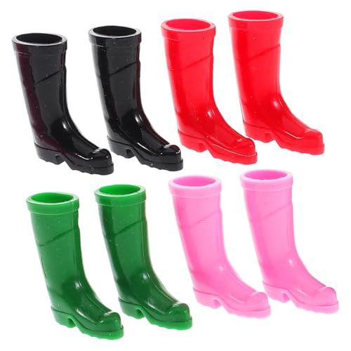 ibasenice Miniatur Regenstiefel Teilig mit Geradem Schaft Mini Santa Stiefel in Schwarz Rot Grün Puppenhaus Zubehör Realistische Deko für Garten Weihnachtsmann Stiefel für Puppen und Szenen ibasenice Miniatur Regenstiefel Teilig mit Geradem Schaft Mini Santa Stiefel in Schwarz Rot Grün Puppenhaus Zubehör Realistische Deko für Garten Weihnachtsmann Stiefel für Puppen und Szenen von ibasenice