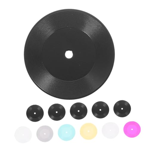 ibasenice Miniatur-schallplatten-Dekorationen 12 Mini-schallplatten Perfekt Für Mini-häuser Und Kinderspielzeug ibasenice Miniatur-schallplatten-Dekorationen 12 Mini-schallplatten Perfekt Für Mini-häuser Und Kinderspielzeug von ibasenice