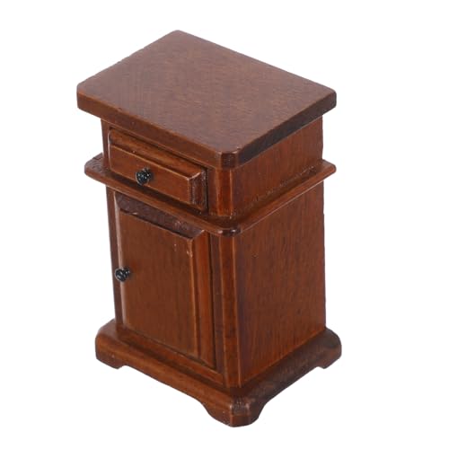 ibasenice Miniatur Schlafzimmer Möbel Vintage Nachttisch aus Massivem Holz Kleiner Beistelltisch für Puppenhaus Kompakter Nachtschrank für Miniatur Schlafzimmer Dekoration ibasenice Miniatur Schlafzimmer Möbel Vintage Nachttisch aus Massivem Holz Kleiner Beistelltisch für Puppenhaus Kompakter Nachtschrank für Miniatur Schlafzimmer Dekoration von ibasenice