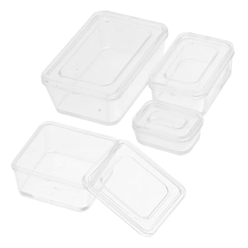 ibasenice Miniatur Set 1 Set Weiße Mini Lunchboxen Für Puppenhaus Dekoration Und Kreatives Basteln Ideal Als Für Miniatur Küchenaccessoires von ibasenice