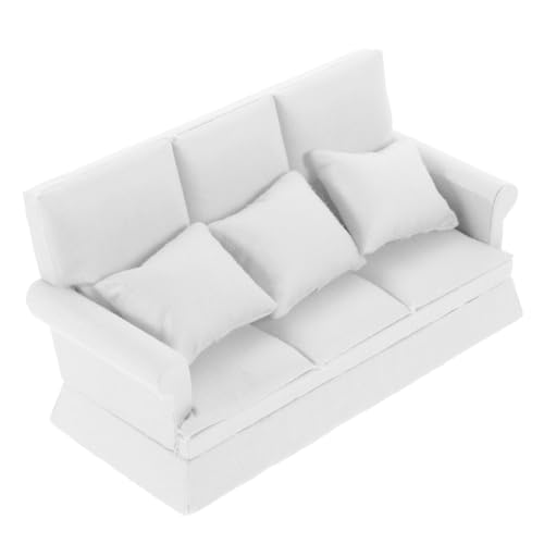 ibasenice Puppenstubenmöbel Geldgeschenk Sofa Miniatur Sofa Für Puppenhaus 3 Sitzer Couch Mit 3 Kissen Weiße Öbel Für Wohnzimmer Dekoration Puppenhaus Zubehör Miniatur Öbel Für Kreative Spielwelten ibasenice Puppenstubenmöbel Geldgeschenk Sofa Miniatur Sofa Für Puppenhaus 3 Sitzer Couch Mit 3 Kissen Weiße Öbel Für Wohnzimmer Dekoration Puppenhaus Zubehör Miniatur Öbel Für Kreative Spielwelten von ibasenice