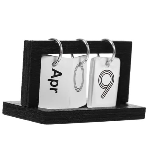 ibasenice Miniatur-Tischkalender für kinderspielzeug laufstall Bausatz Miniaturen Dekoration Mini Stehtisch Kalender dekorativer Mini-Tischkalender hölzern Black ibasenice Miniatur-Tischkalender für kinderspielzeug laufstall Bausatz Miniaturen Dekoration Mini Stehtisch Kalender dekorativer Mini-Tischkalender hölzern Black von ibasenice