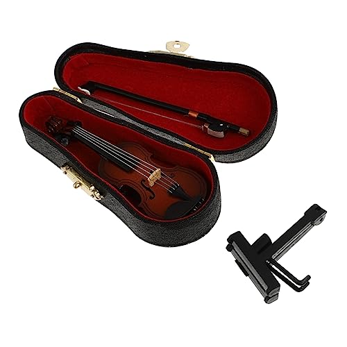 ibasenice Robustes Lindenholz-Violine-Ornament Exquisites Mini-Violine-Modell Als Desktop- Für Musik ibasenice Robustes Lindenholz-Violine-Ornament Exquisites Mini-Violine-Modell Als Desktop- Für Musik von ibasenice