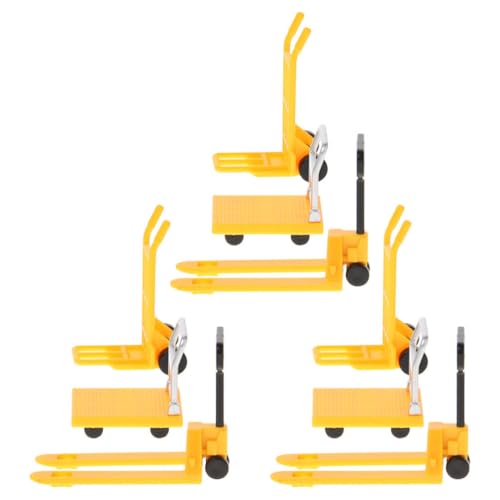 ibasenice 9-teiliges Miniatur-hausmöbel-BAU-verkehrszeichen-Spielzeug Mini-Gabelstapler-Spielzeug Modell Bewegungswerkzeug Miniatur-autoschild Für Jungen Und Mädchen Lernspielzeug von ibasenice