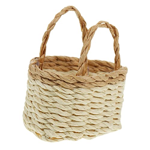 ibasenice Mini Basket Für Puppenhäuser Kreativer Aufbewahrungskorb Maßstab Geflochtenem Material Als Wohnaccessoire Und -Dekoration Für Kinderzimmer ibasenice Mini Basket Für Puppenhäuser Kreativer Aufbewahrungskorb Maßstab Geflochtenem Material Als Wohnaccessoire Und -Dekoration Für Kinderzimmer von ibasenice